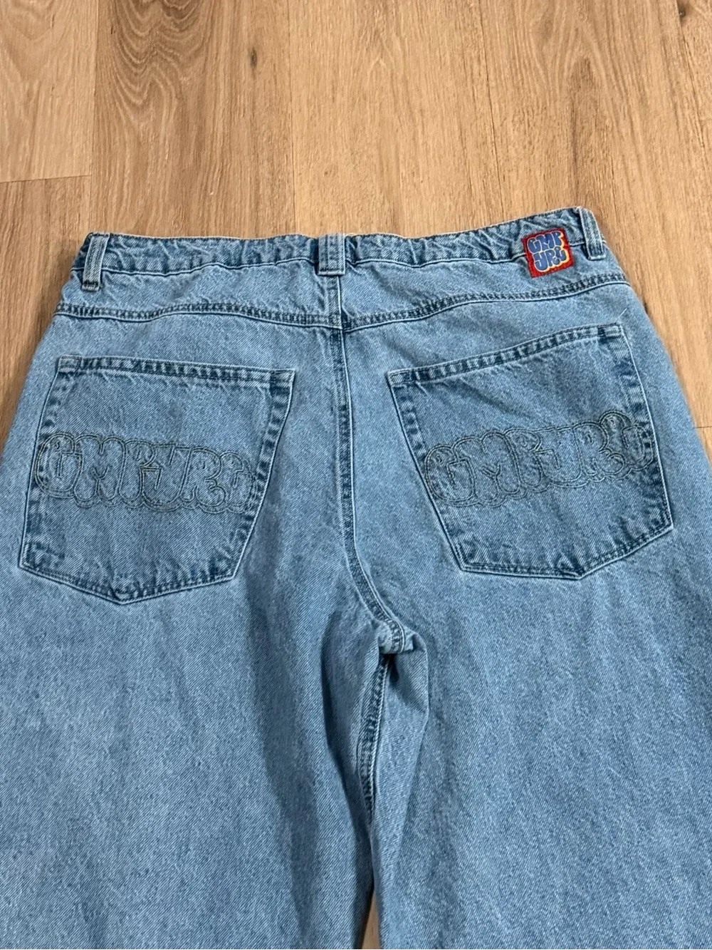 Empyre Loose Fit Relaxed Denim Light Wash Skater Jeans Men’s size 36 Y2K - Picture 6 of 8